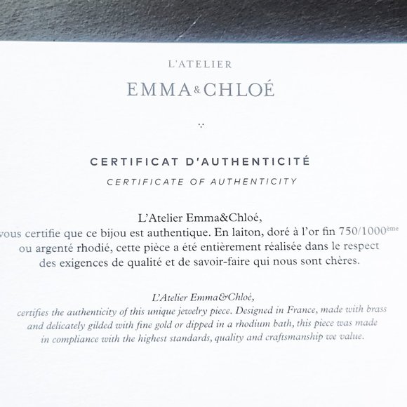 Textured Petal Circle Earrings - Designed in France - Picture 5 of 8